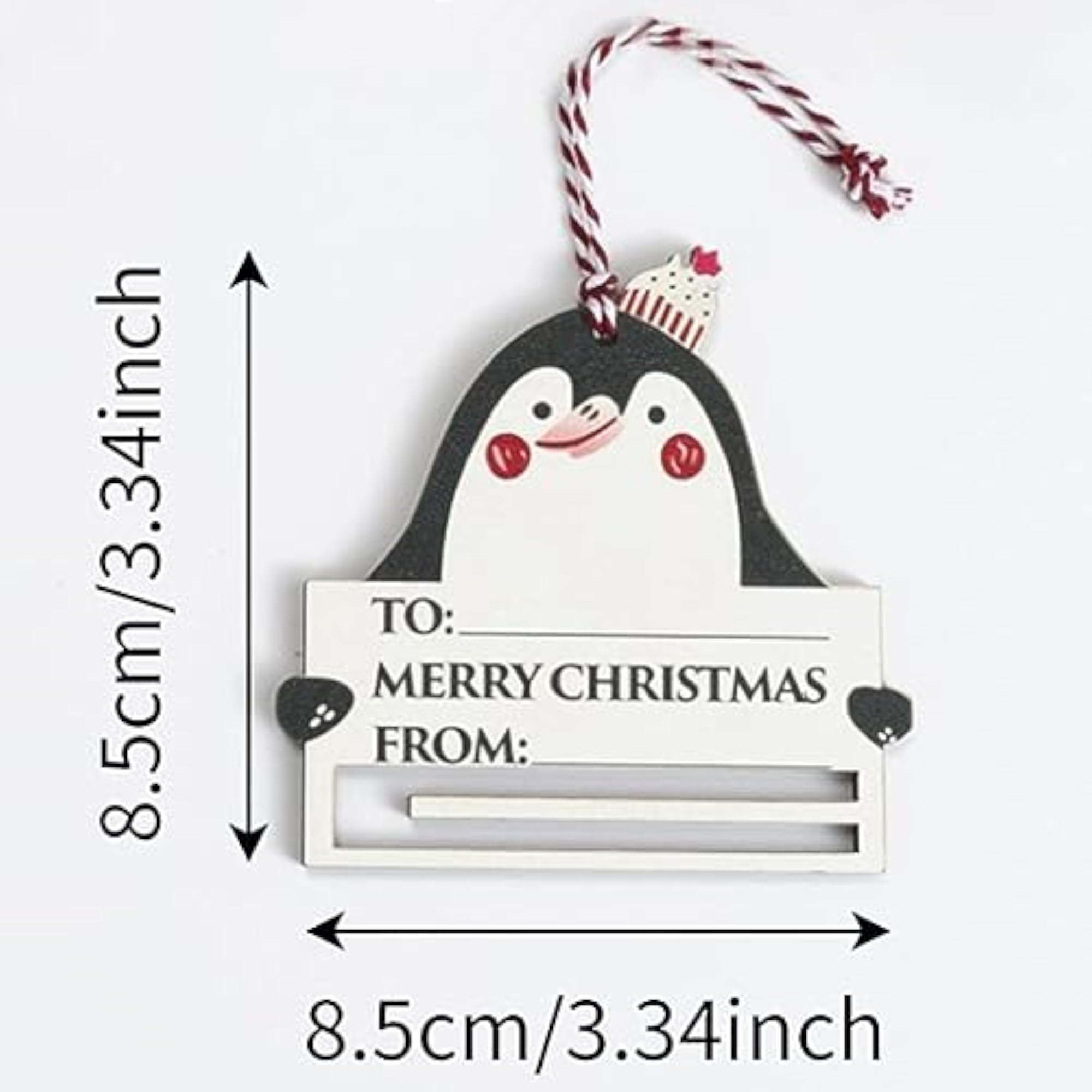 Christmas Penguin Money Holder for Cash